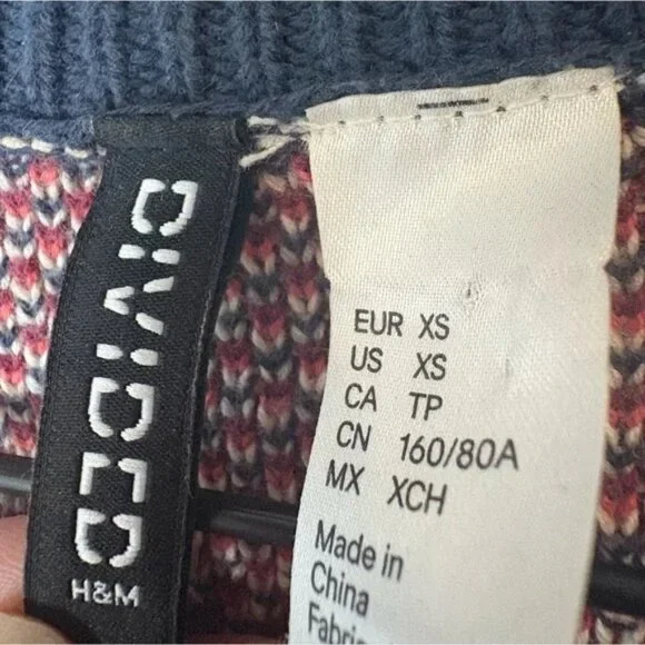 Divided size XS Southwestern Tribal Bohemian Open front Cardigan, 100% Cotton - Picture 6 of 7